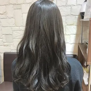 ロング カラー Lall  You 大阪所属・🥛洒落髪小顔cut なら龍崎🥛のヘアスタイル