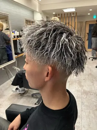 パーマ メンズ メンズ特化/パーマ/ フェードWATARUのヘアスタイル