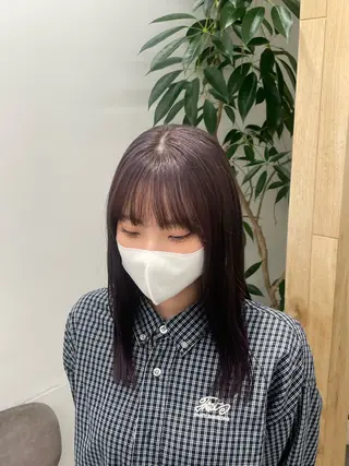 カラー とば みゆうのヘアスタイル