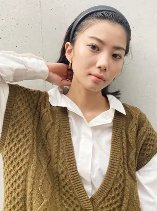 ショート 金田 夏野のヘアスタイル