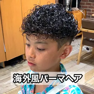 ショート パーマ メンズ メンズパーマ&メンズ 縮毛矯正/平野/渋谷のヘアスタイル