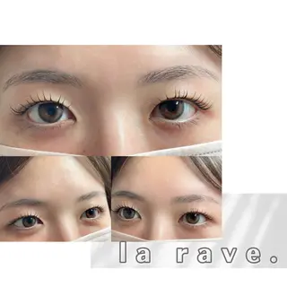 マツエク・マツパ la rave. eyelashのマツエク・マツパデザイン