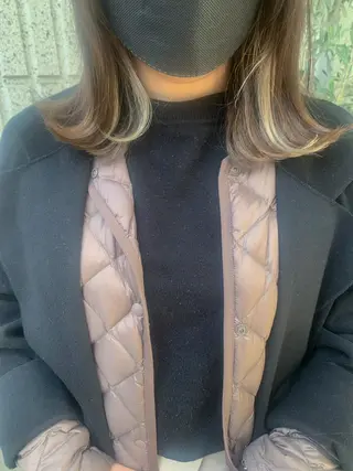 ミディアム カラー stylist  ＊ mahoのヘアスタイル