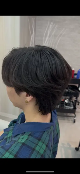 ミディアム メンズ 【メンズ特化】池袋 韓国スタイル飯塚のヘアスタイル