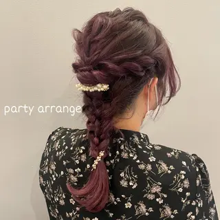 ヘアアレンジ 髪質改善✨️透明感カ ラー✧*。山下さいみのヘアスタイル