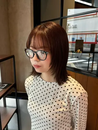 ミディアム Natsuki/韓国 ボブ/レイヤーカットのヘアスタイル