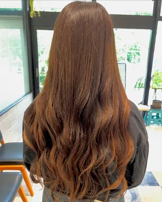 ロング カラー 立川/シールエクステ /みづきのヘアスタイル
