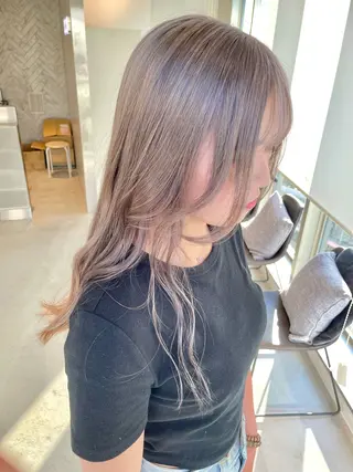 セミロング 🎗副店長/井上 竜 ブリーチ指名No.1のヘアスタイル