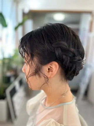 ミディアム 北本 美幸のヘアスタイル