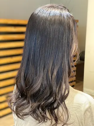 ロング カラー 関口 友行のヘアスタイル