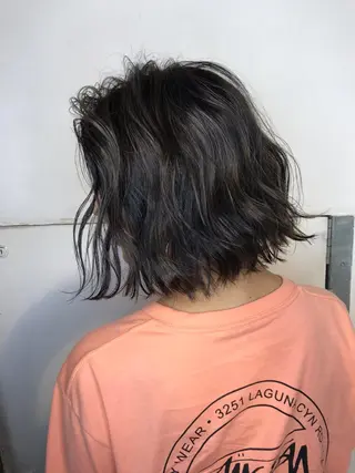 ミディアム 銀座フリーランススタ イリストMIYUKIのヘアスタイル
