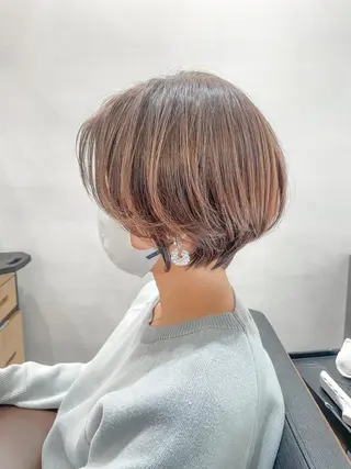 ショート シノハラ ガクト ショート/白髪ぼかしのヘアスタイル