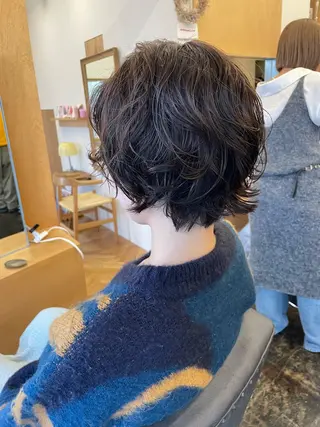 ショート パーマ パーマ/レイヤー カットmito⭐︎のヘアスタイル