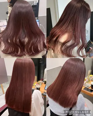 セミロング カラー 大人girly🛋️ 🤍yukakoのヘアスタイル