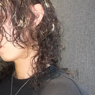 パーマ レイヤーカット/ フェミニン💕/鏡のヘアスタイル