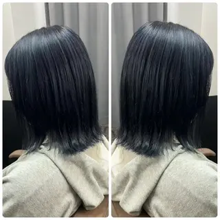 ミディアム 石川 晴那のヘアスタイル