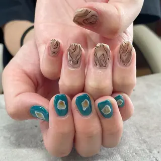 ネイル 東 千夏のネイルデザイン