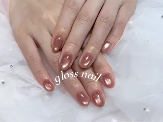 ネイル テンニン💞 gloss nailのネイルデザイン