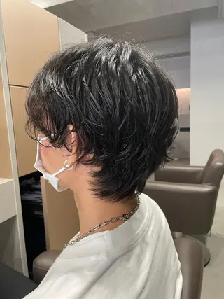 ショート パーマ メンズ 吉田一輝 外国人パーマのヘアスタイル