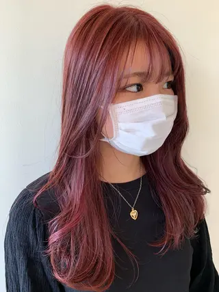 セミロング カラー AR.MARA サトウヒカルのヘアスタイル