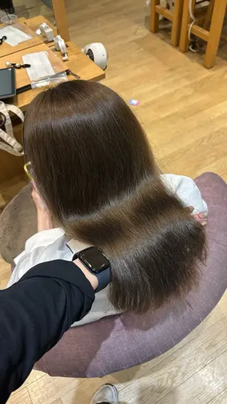 セミロング 碓氷和叶 ✨パーマ•美髪矯正✨のヘアスタイル