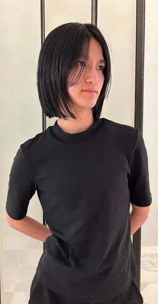 ショート 高山沙来/ストレート パーマ特化/縮毛矯正のヘアスタイル