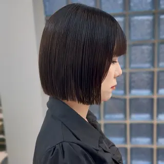 ミディアム 韓国ボブ特化/ 縮毛矯正/岩澤脩太のヘアスタイル