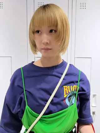 ショート カラー ハイトーン/ボブ 🎀sonokaのヘアスタイル