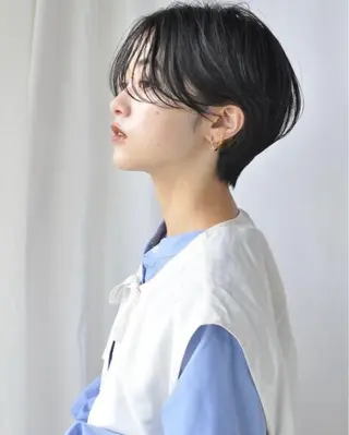 ショート 政木彩香/丸みボブ/ ショートのヘアスタイル