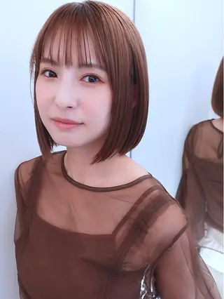 ショート シールエクステ☀️ L.O.G村岡健一のヘアスタイル