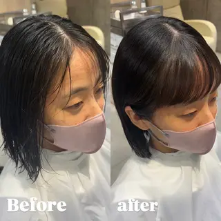 パーマ 暖色カラー 奥村陽花のヘアスタイル