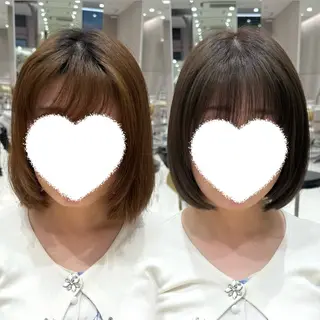 ショート カラー 内田 志乃のヘアスタイル
