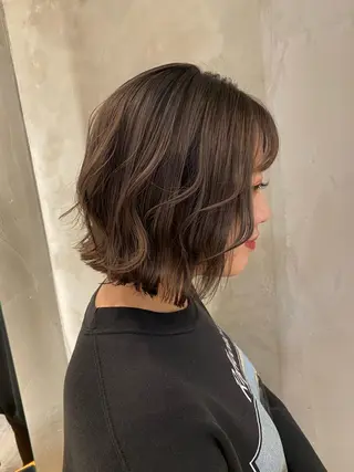 ショート 顔周りカット・相談 レイヤーも◎しずくのヘアスタイル