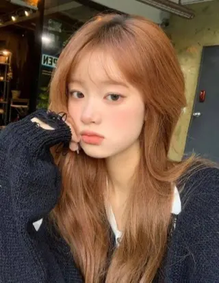 ロング カラー 顔まわりカット/艶髪 カラー✨けいとのヘアスタイル