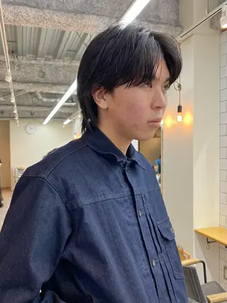 ショート メンズ JINKIメンズ特化 メンズカットパーマのヘアスタイル