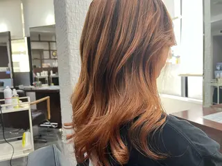 セミロング カラー 長内 大明のヘアスタイル