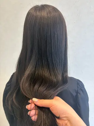 セミロング ナチュラル／透明感 💎maoのヘアスタイル