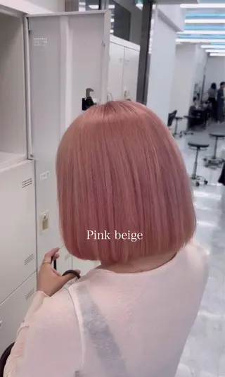 ミディアム カラー ♦️暖色/縮毛矯正/ 🫗kazuki♦️のヘアスタイル