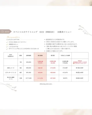 ホワイトニングサロン yatto.のその他イメージ
