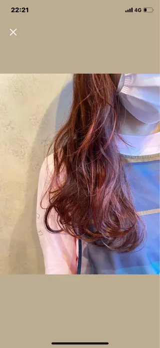 セミロング カラー ツキノキ ミナのヘアスタイル