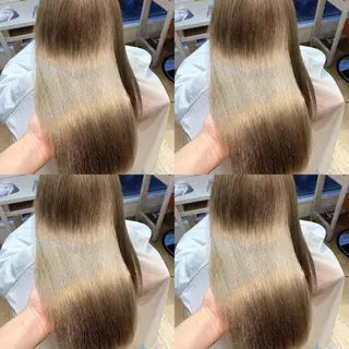 セミロング ✨縮毛矯正✖︎顔周り レイヤー✨ナカムラのヘアスタイル