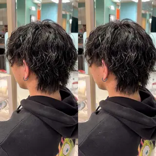 ミディアム パーマ メンズ 🌫️EARTH 【タツキ】🌫️のヘアスタイル