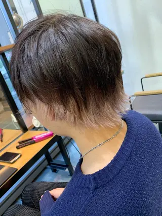 カラー メンズ 天野 開のヘアスタイル