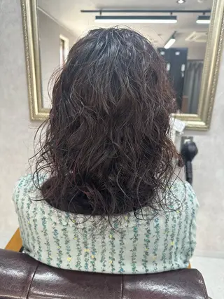 セミロング カラー Lien 深井店のヘアスタイル