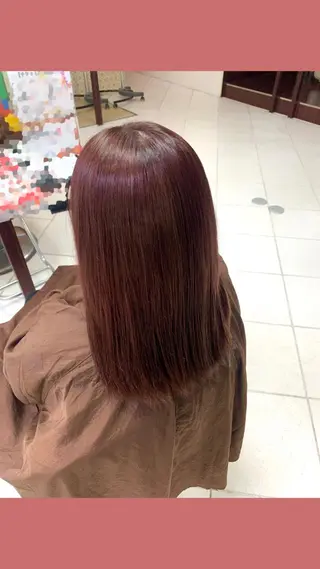 カラー ダメージレス縮毛矯正 メンズも歓迎 細谷のヘアスタイル