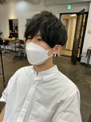 ショート メンズ メンズパーマ メンズ特化ryoのヘアスタイル