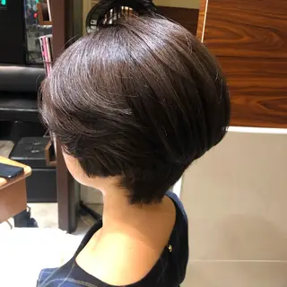 ショート カラー 銀座/髪質改善/ レイヤー/高野紅のヘアスタイル