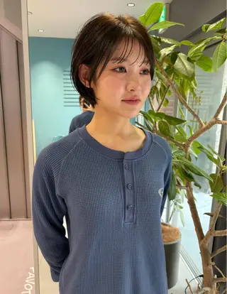 ショート カラー 🌟満足度No.1/ 似合わせ/AYA🌟のヘアスタイル