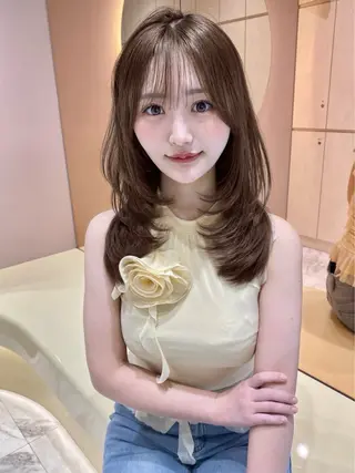 セミロング 🩵レイヤー/ショー ト/🫧harukaのヘアスタイル