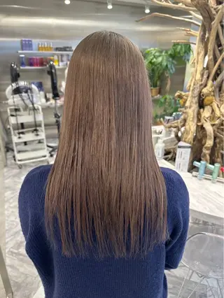 セミロング ARISA︎ メンズハイトーンのヘアスタイル